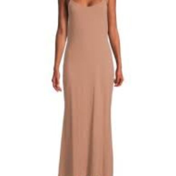 NWT Skin Nile Pima Cotton Blend Maxi Dress in Fig - 4 - Picture 1 of 10